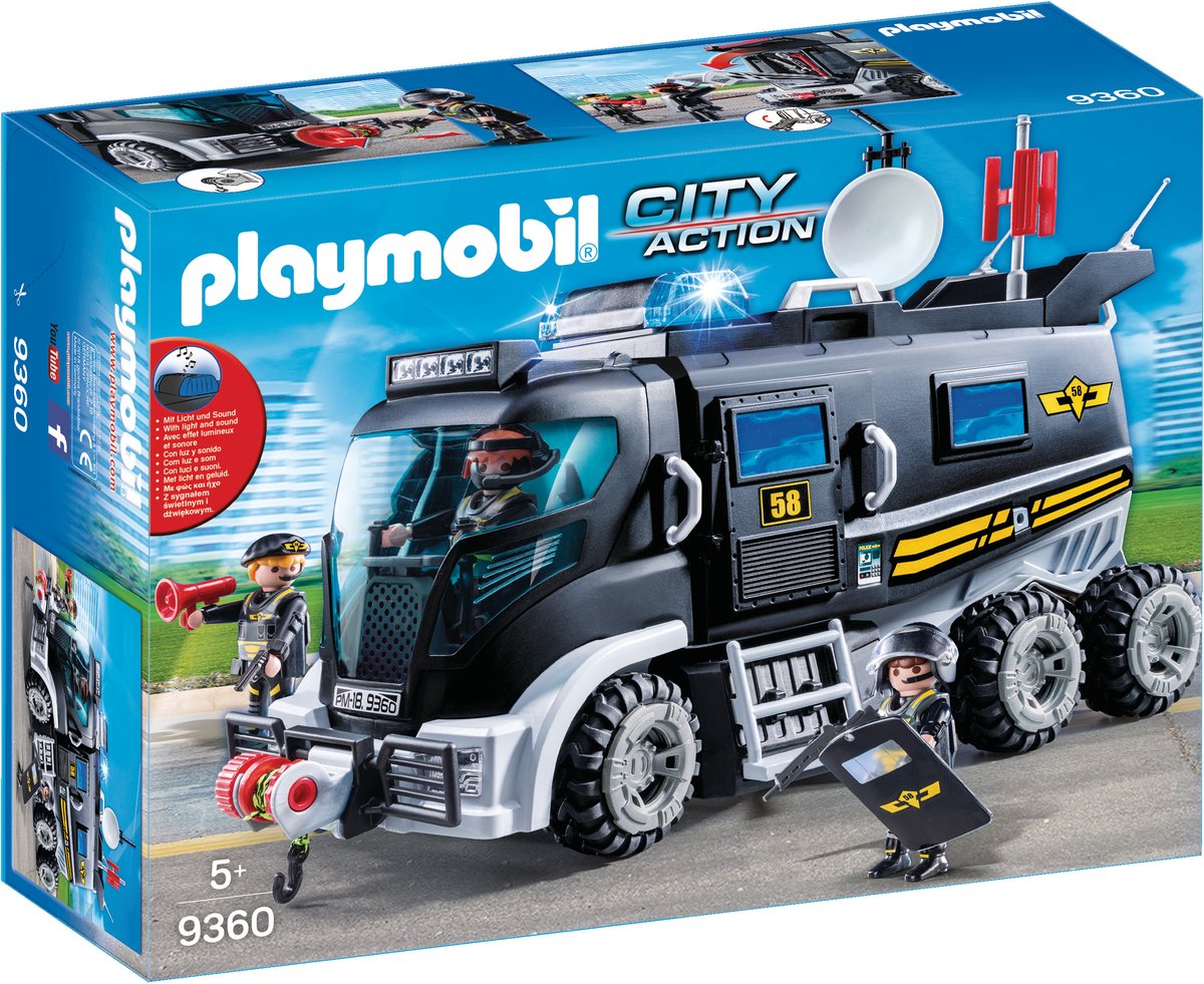 PLAYMOBIL City Action SIE-truck met licht en geluid - 9360 — afbeelding 16