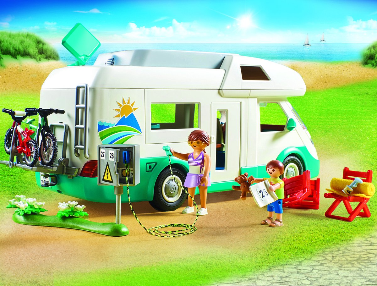 PLAYMOBIL Family Fun Mobilhome met familie - 70088 — afbeelding 4