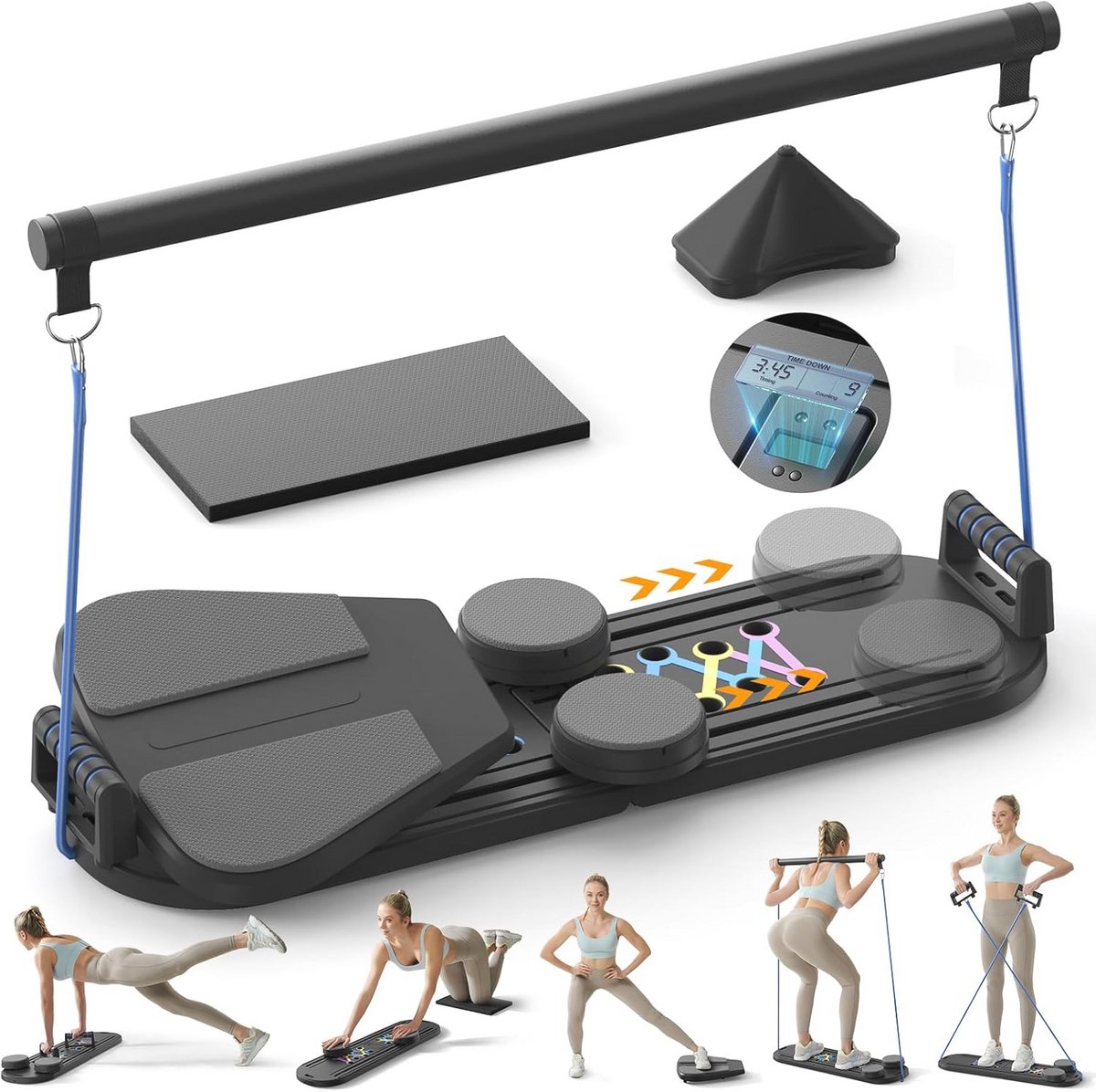 Multifunctioneel Abdominale Pilates Board voor Thuis Workout Apparatuur