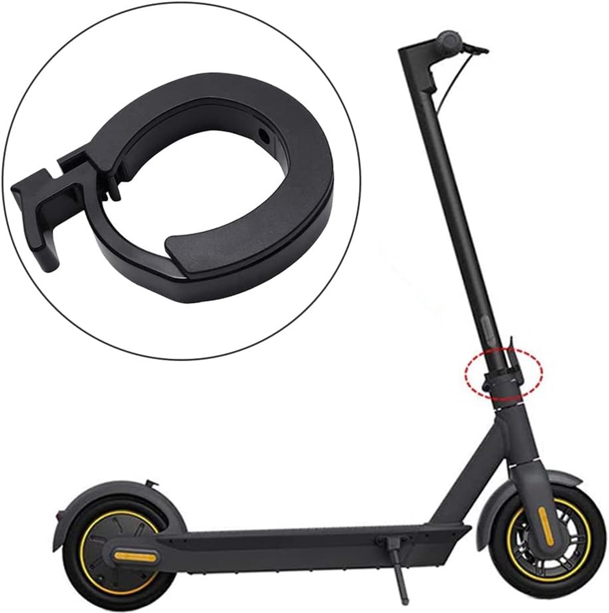 ABS Electric Scooter Limit Ring - Folding Guard Ring - voor Segway Ninebot Max Elektrische Scooter