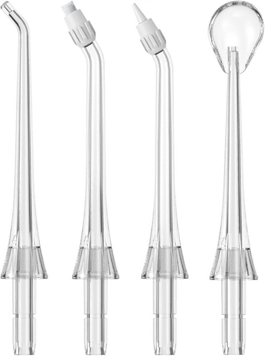 Draadloze Reservesproeiers voor Monddouche - 4 Stuks, 360° Tandenreiniging