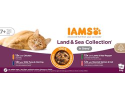 Geavanceerde Voeding voor Katten 7+ Jaar - Nat Voedsel in Saus