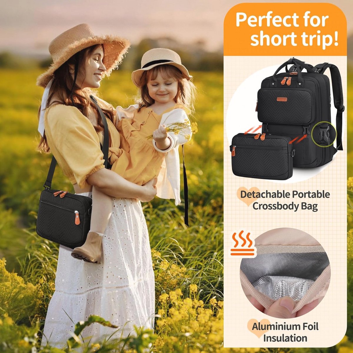 Waterdichte Baby Luiertas Rugzak met Verschoningsmatje - Multifunctionele Babytas voor Ouders – foto 3