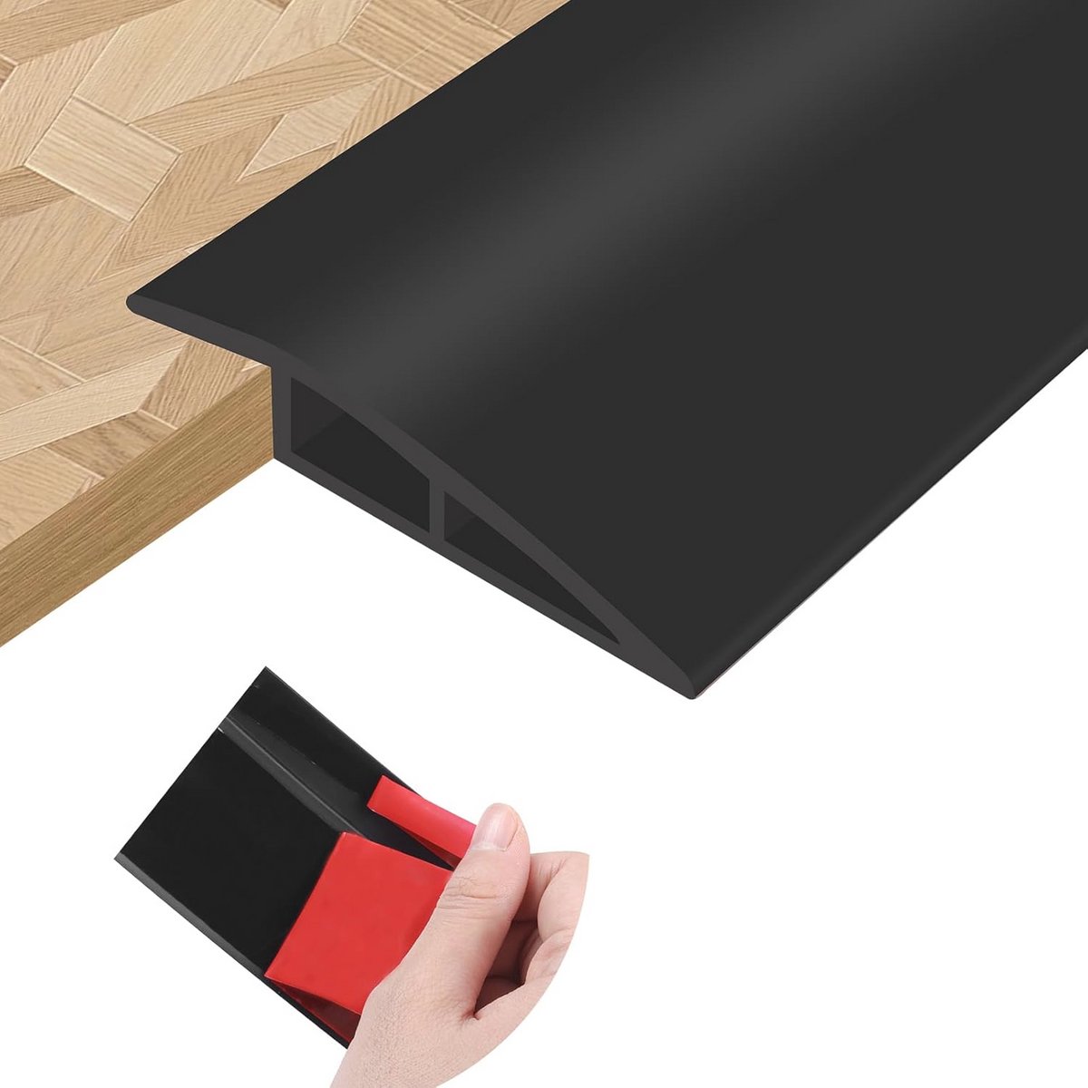 PVC Vloerovergangsprofiel - Drempelovergangsprofiel voor Tapijt (10 mm x 2 m)