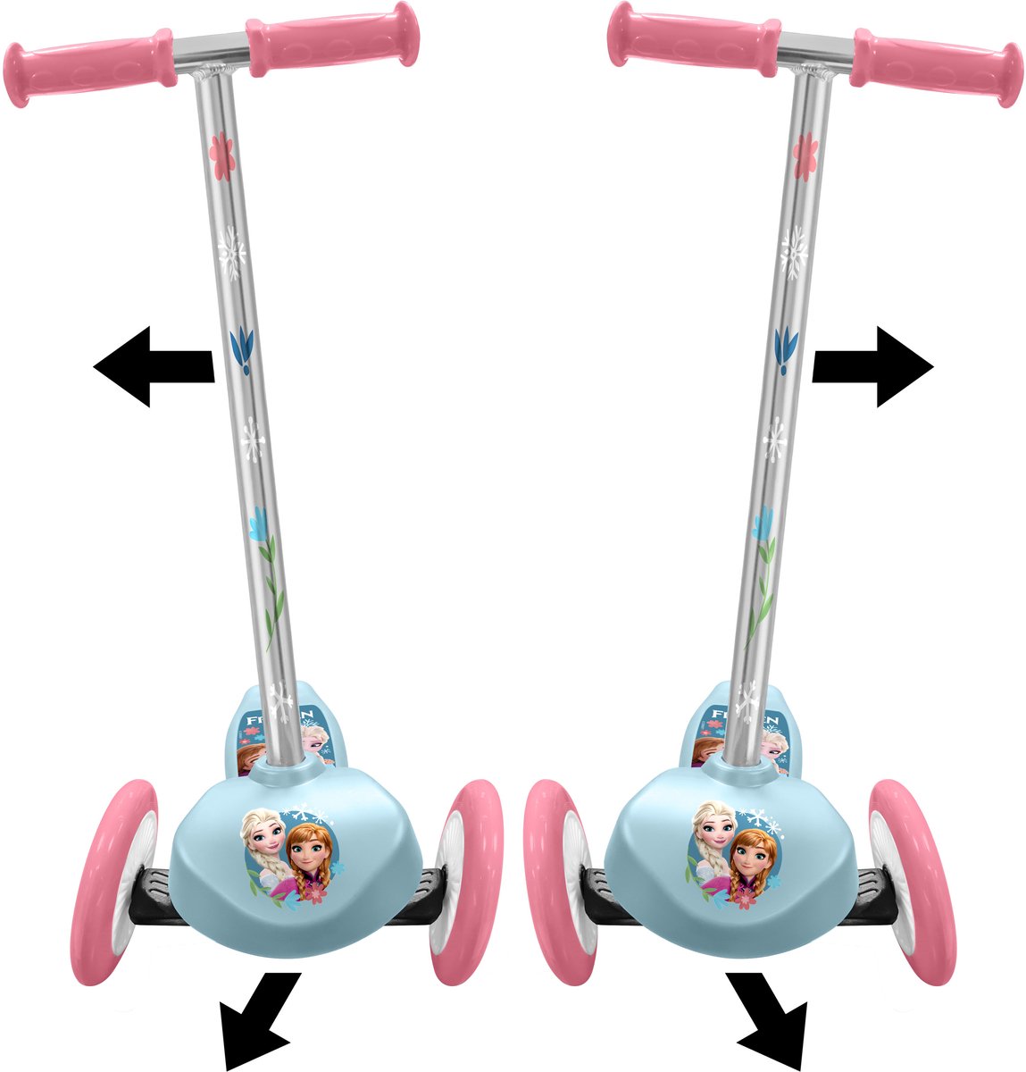 Disney Frozen 3-wiel Kinderstep - Steering Step - Meisjes - Wit & Blauw