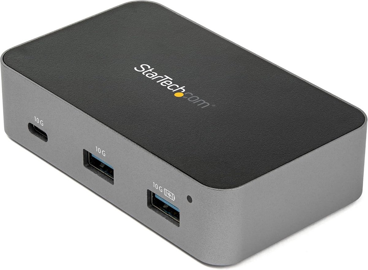 4-poorts USB-C Hub met 10Gbps Snelheid - 3x USB-A en 1x USB-C