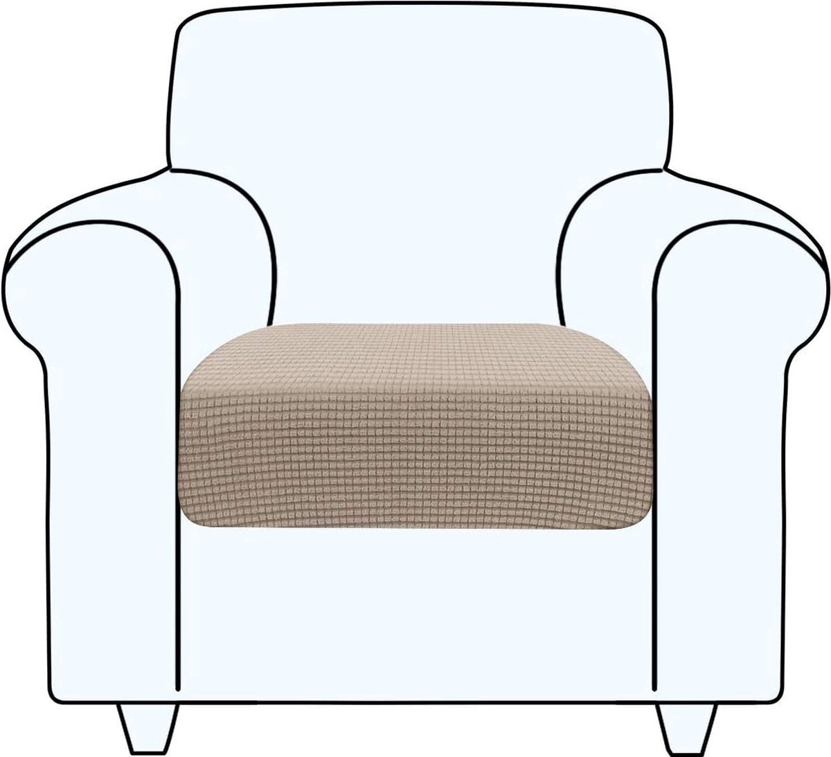 Stunq® Bankzitkussenhoes, stretchkussenhoes, 1-delige beschermhoes, meubelbescherming