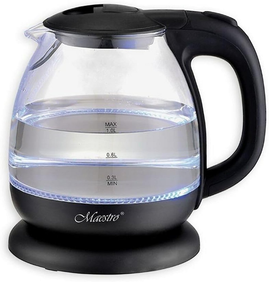 Elektrische Waterkoker Zwart 1 Liter 1100 Watt