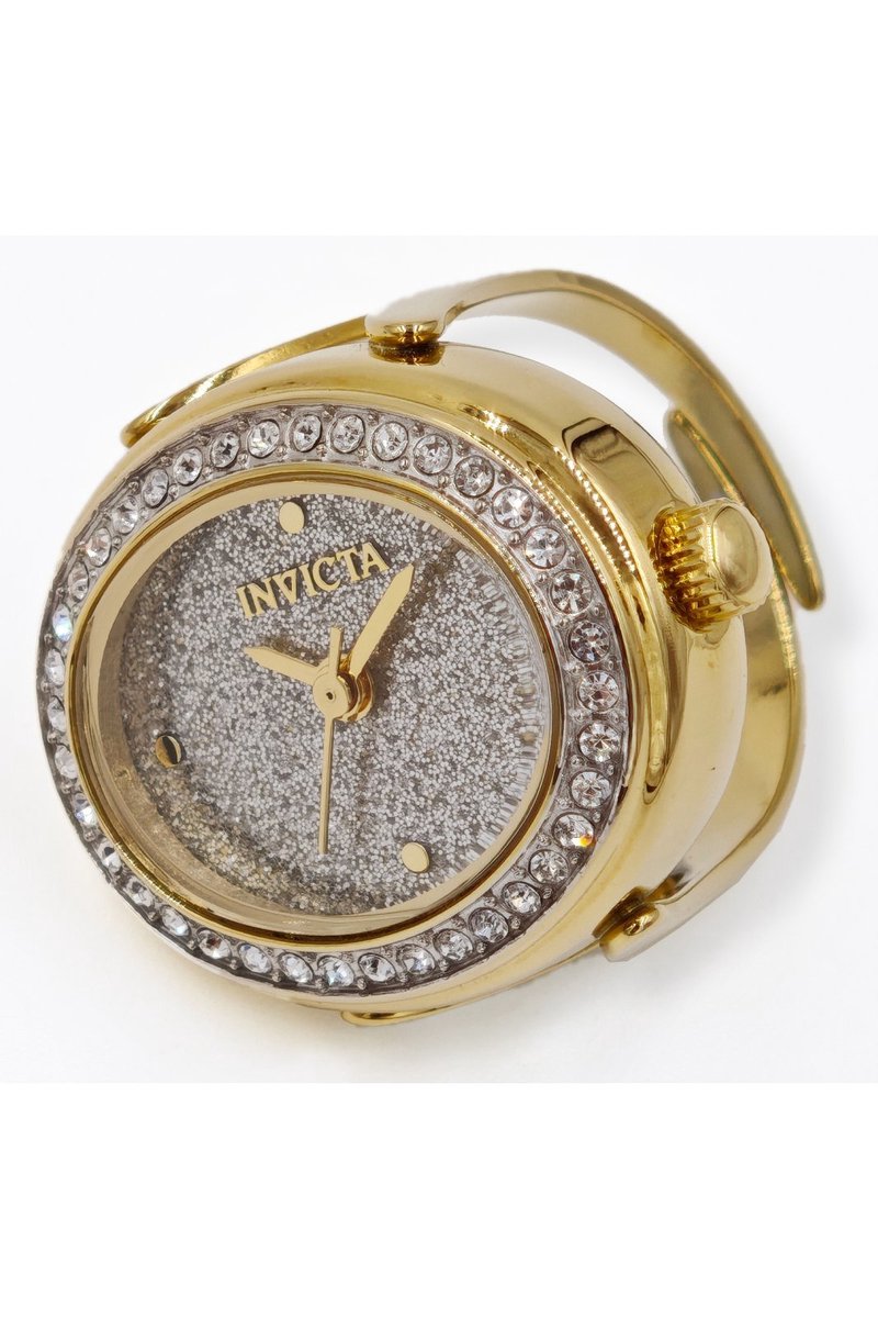 Invicta Mini 49599 Dames Horloge - Waterdicht - Analoog - Quartz Uurwerk - Roestvrij Staal met zilveren Wijzerplaat - 24mm