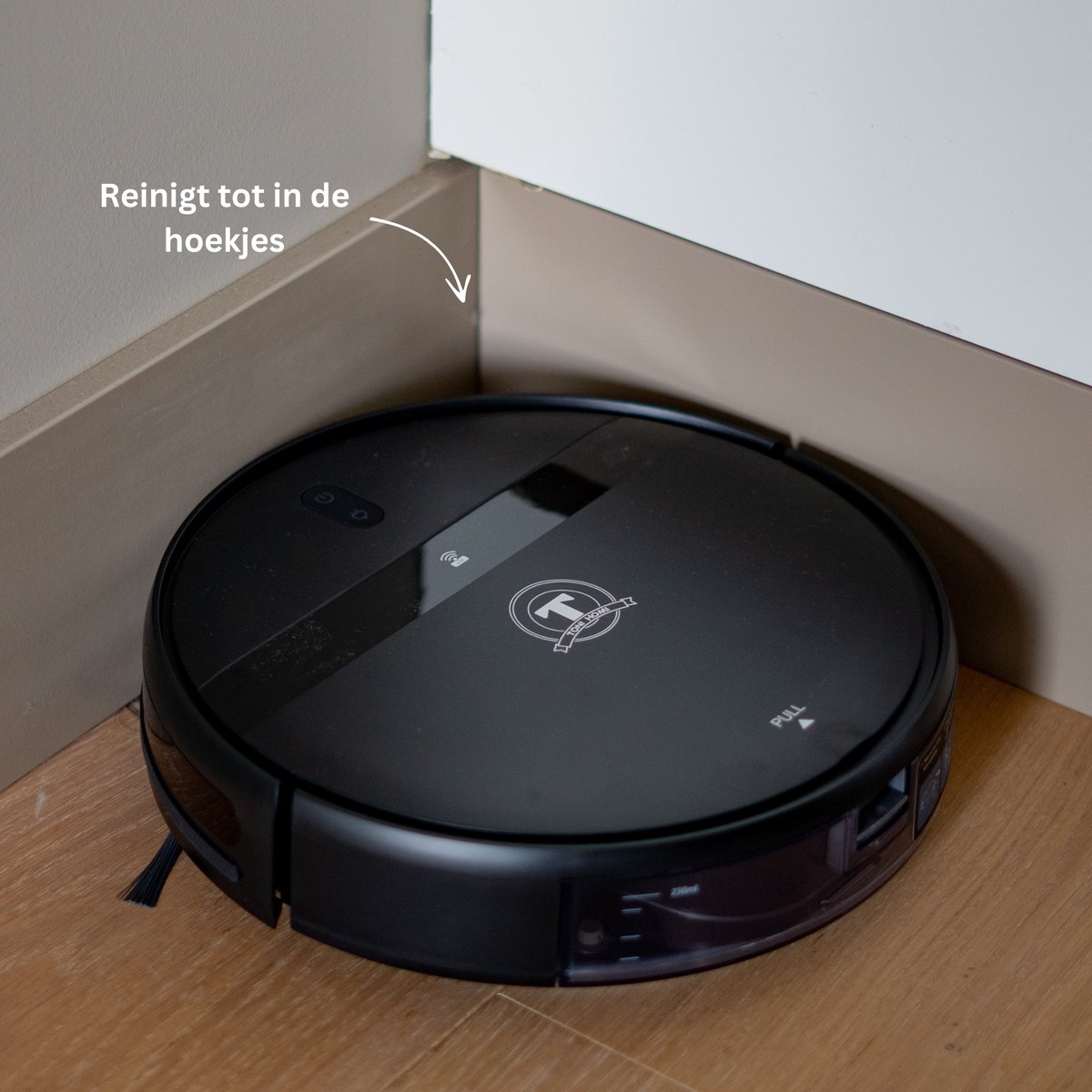 TONIHOMI® G20 - Robotstofzuiger met dweilfunctie - Automatisch opladen - Robotstofzuiger met app - Robotstofzuiger huisdieren - Dweilrobot - Zwart — afbeelding 4