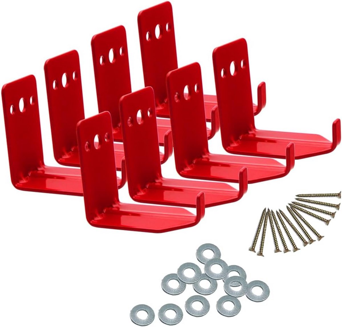 8x Brandblusser Houder Set - Wandbeugel voor 5kg/6kg/10kg Blussers - Universele Brandblusserbeugel