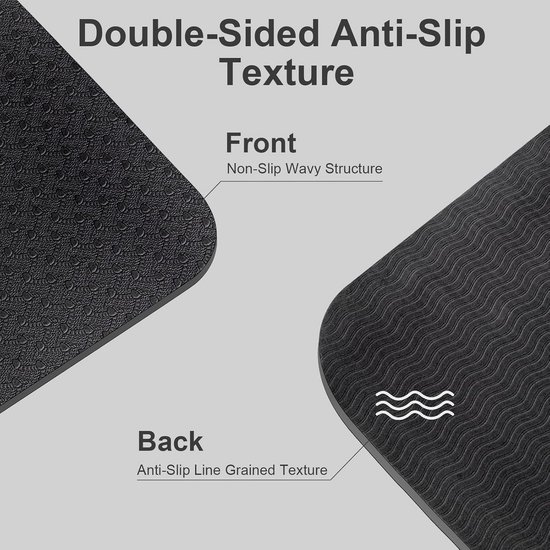 Opvouwbare Yogamat 4mm TPE - Antislip Fitnessmat voor Yoga, Pilates en Training — afbeelding 2