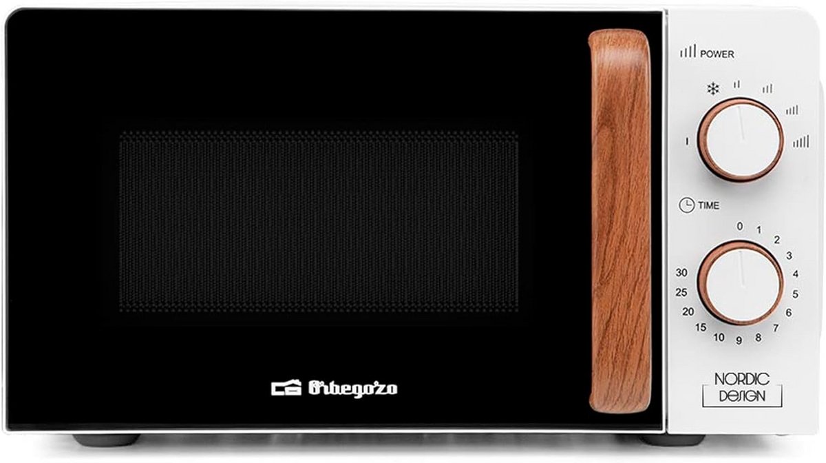 Compacte Magnetron Wit 700W - 20 Liter Inhoud - Ideaal voor Ovenbereiding