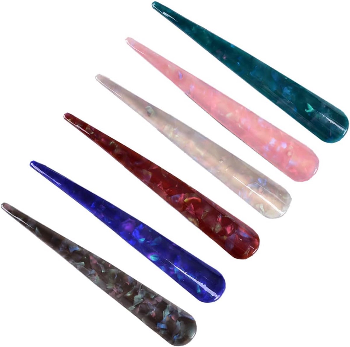 6x Grote Krokodillenklemmen 14 cm - Antislip Haarclips voor Dik en Dun Haar