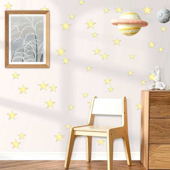 40x-gouden-sterren-muurstickers-kinderkamer-zelfklevende-decoratie