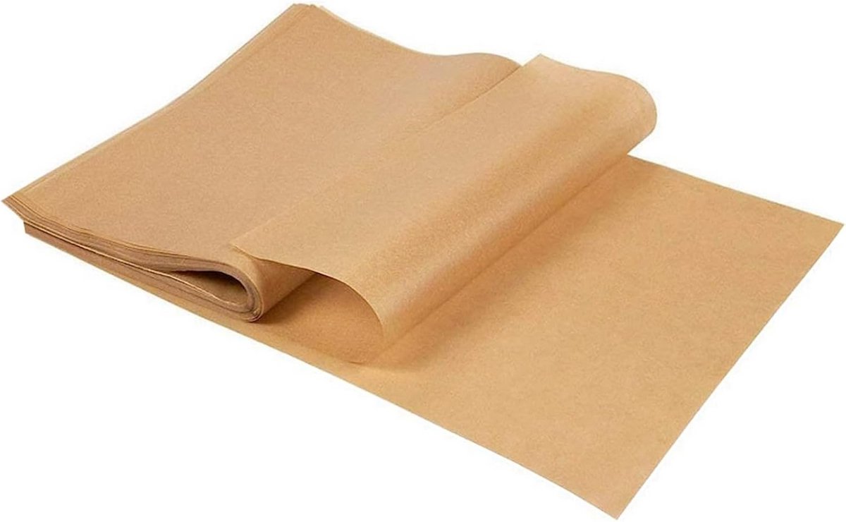 100 Vellen Bakpapier 30x40 cm Ongebleekt en Antiaanbak