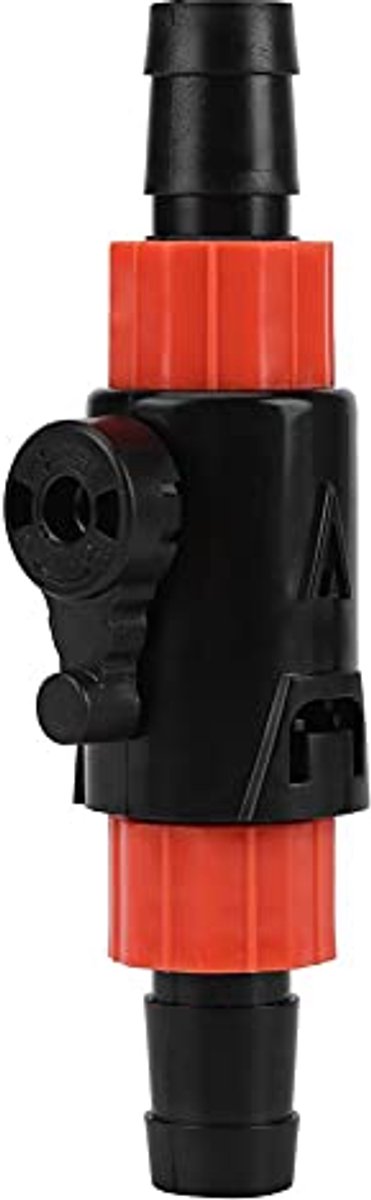 In-line kogelkraan met weerhaken voor 16/22mm (L), 12/16mm (S), Premium kunststof automatische aquariumwaterwisselaar, aquarium Aquariumwaterstroomregelklep met snelkoppelingshendel Slangpijpconnector