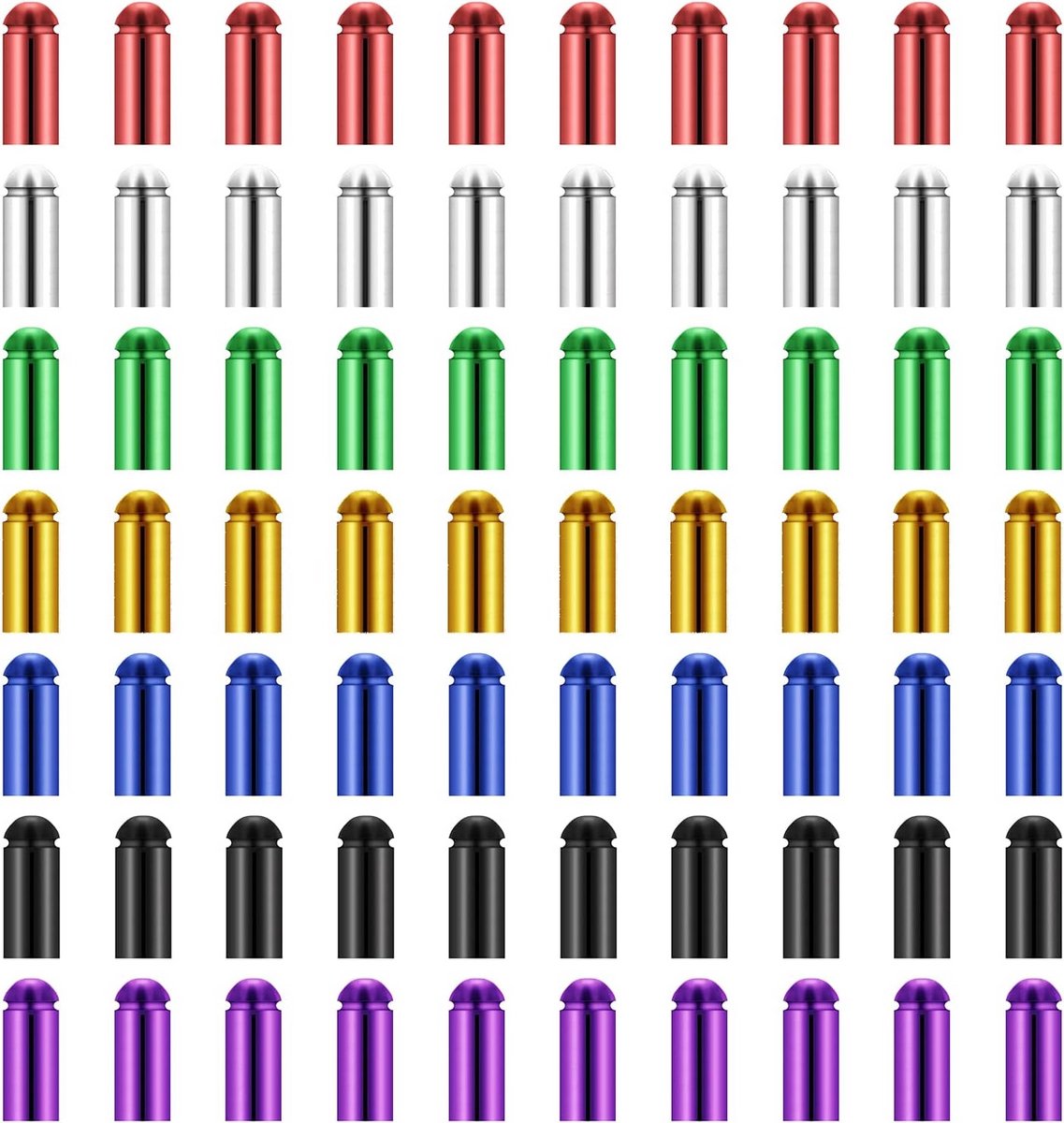 70 Stuks Aluminium Dart Flight Protectors - Wing Savers voor Vluchtstabiliteit en Duurzaamheid