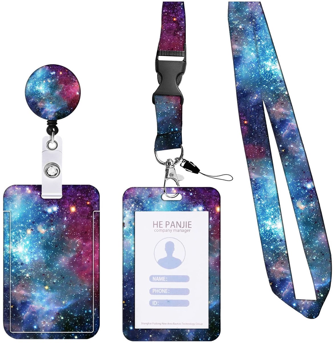 IMPERATORIS® Badgehouder - Pashouder Soft - ID Cardhouder - Waterdicht - Ideaal voor School, Universiteit en Kantoor - 1 Stuks