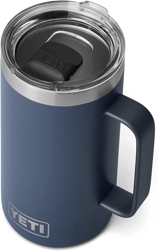 Isolerende Stainless Steel Stapelbare Mok met Magslider Deksel - 710ml — afbeelding 5