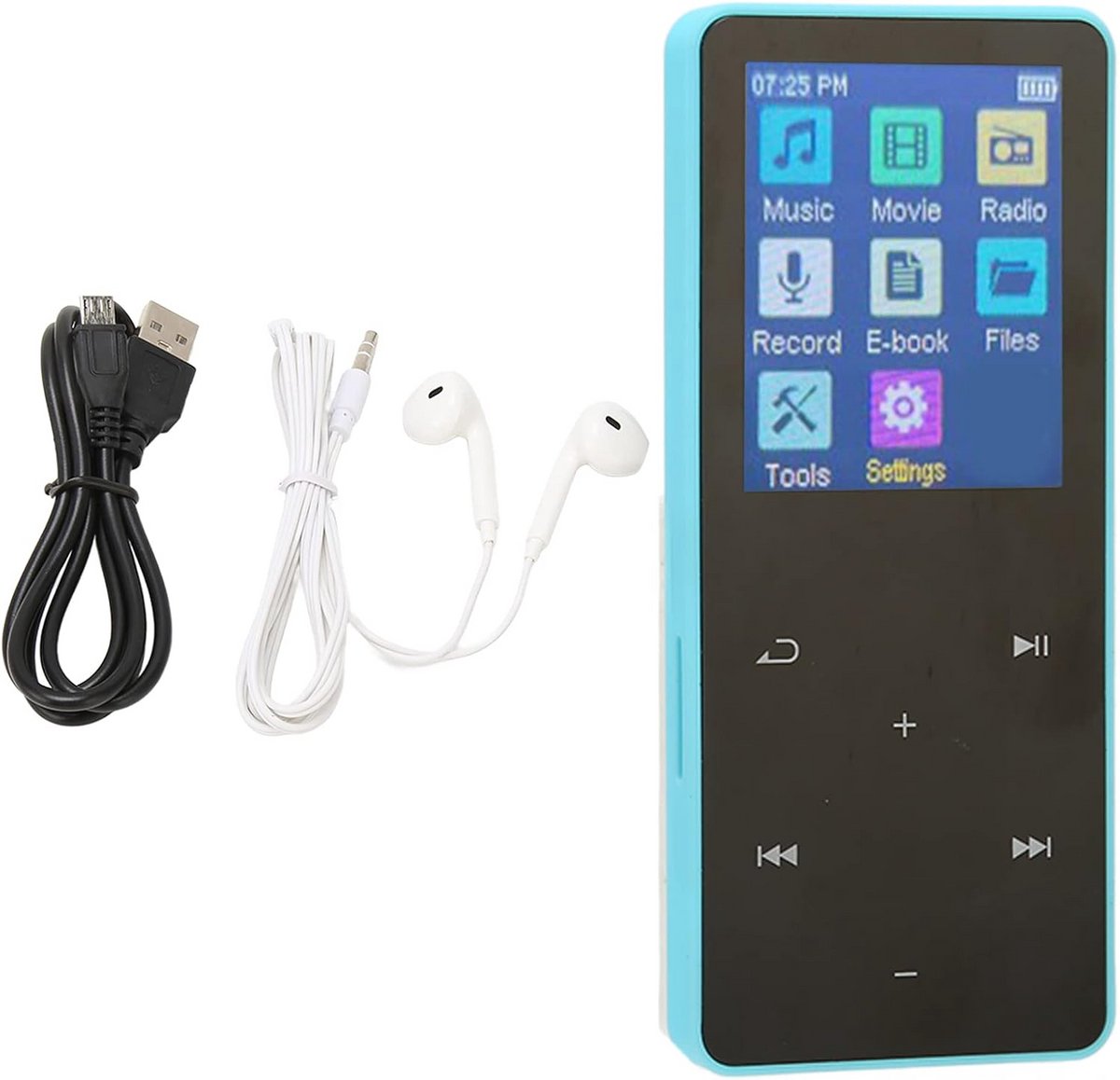 Draagbare MP3 MP4 Speler met Spraakrecorder en 8GB Geheugen
