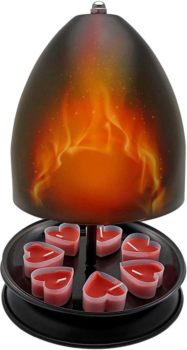 Terracotta Kaarsenoven Warmteverspreider voor Binnen met Theelichtjes
