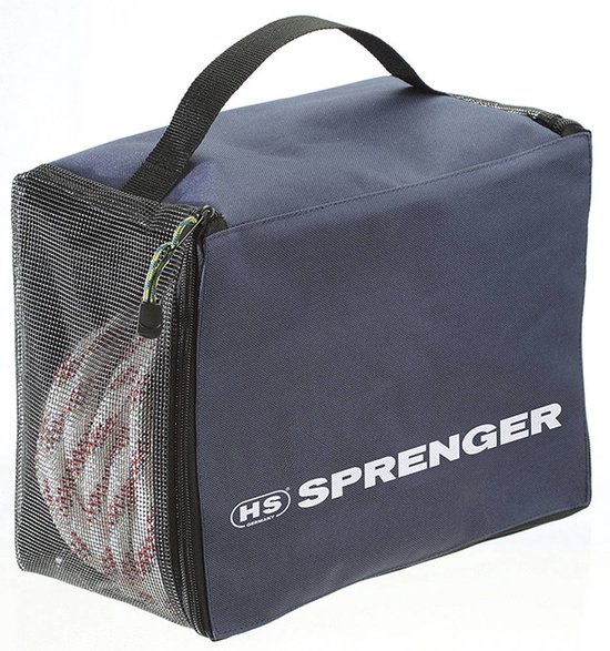 Sprenger Niederholer-Talje 6 mm kabel, glijlagerblok, schotklem, 5 meter schot, uv-bestendig kunststof en roestvrij staal, met hersluitbare opbergtas Sprenger Niederholer-Talje 6 mm kabel, glijlagerblok, schotklem, 5 meter schot, uv-bestendig kunststof en roestvrij staal, met hersluitbare opbergtas