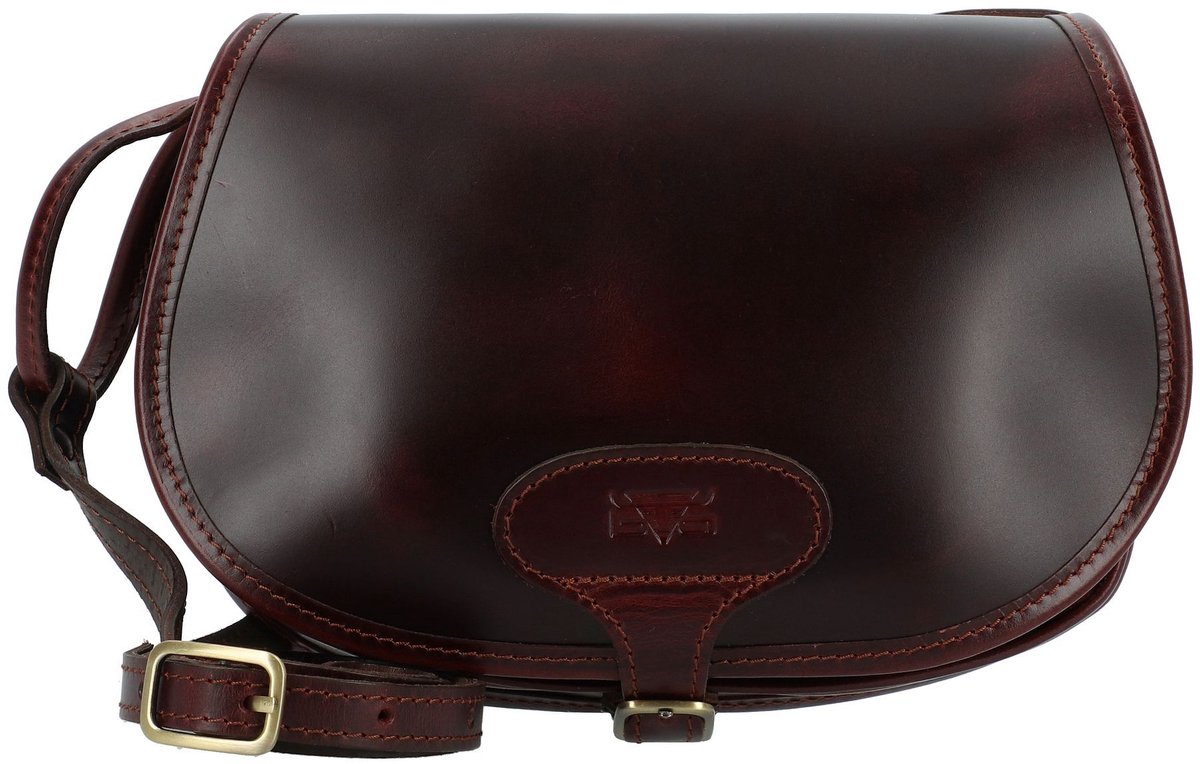 Mika Bonny schoudertas leer 23 cm - Dames - braun