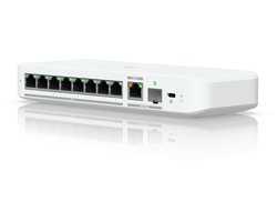 Ubiquiti UniFi Flex 2.5G Managed L2 2.5G Ethernet (100/1000/2500) Bureaublad-/wandmontage Wit
