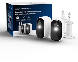 Arlo Essential3 HD beveiligingscamera - 2 IP-Camera's