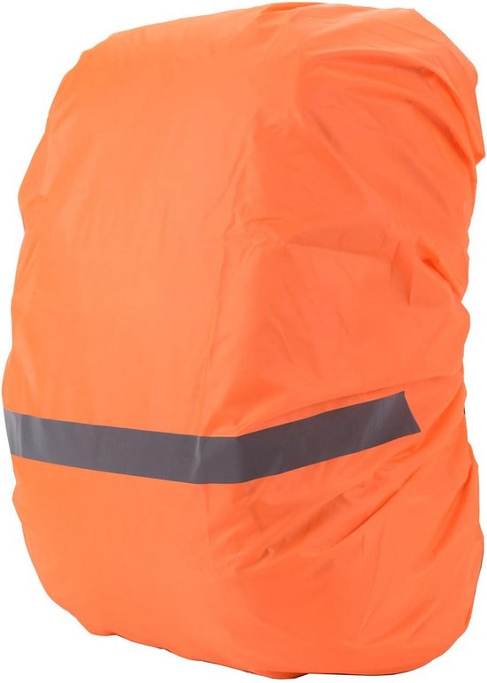 Regenhoes voor rugzak, 30 l, 40 l, reflecterend, waterdicht, met opbergtas, voor wandelen, kamperen, reizen en fietsen