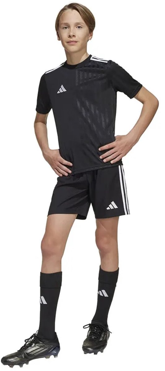 Adidas Campeon 25 T-shirt Met Korte Mouwen Zwart 7-8 Years Jongens,Meisjes