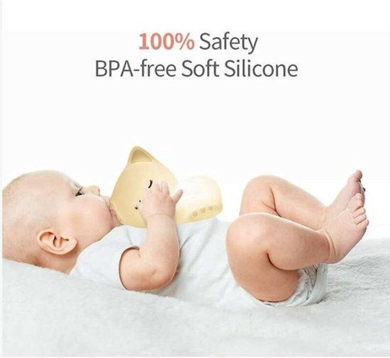 Kattennachtlampje voor kinderen, babynachtlampje, oplaadbaar babynachtlampje voor kinderen, draagbaar led-babynachtlampje voor meisjes en jongens — afbeelding 4
