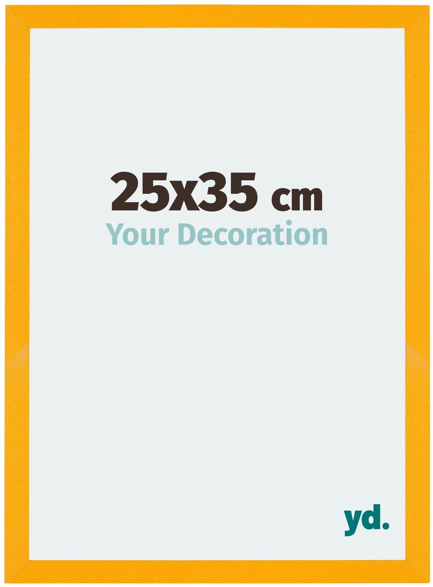 Your Decoration - Puzzellijst 25x35 cm - Geel - Puzzellijst 500-1000 stukjes - MDF Fotolijst - Mura