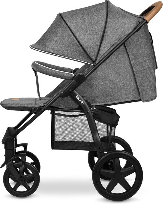 Lionelo Annet Poussette Bébé à 22 Kg, Auvent Avec Fenêtre, Roues EVA Chanceliere Moustiquaire Porte Gobelet Reglage Du Dossier Jusqua La Position Couchee 3