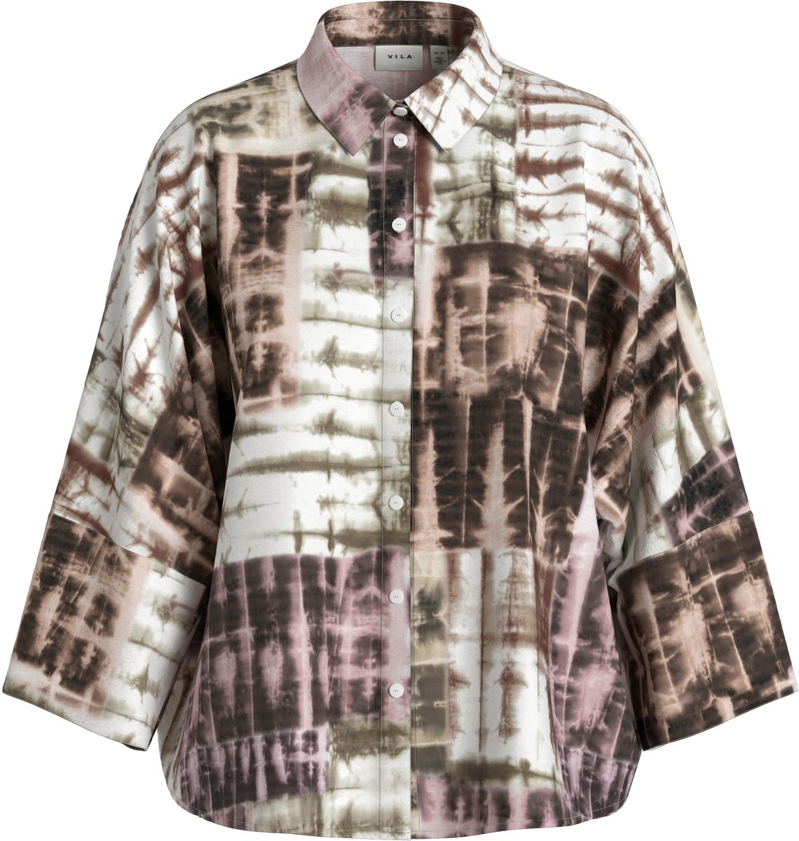 VILA - VIMOTSA EBI 3/4 LOOSE SHIRT/LC - Dames - Blouses