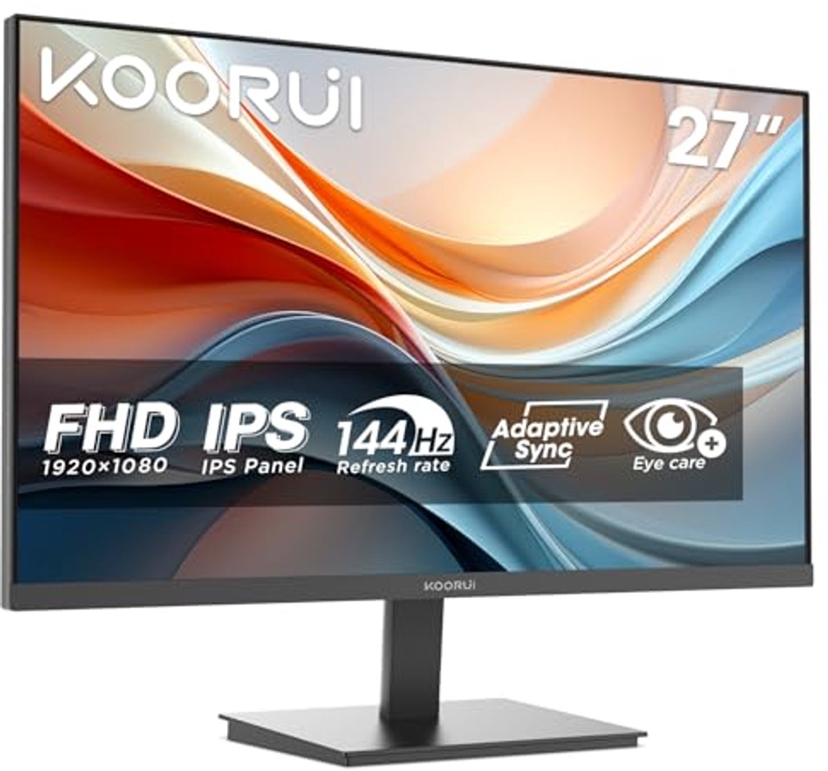 27 inch FHD Monitor met 144Hz en Adaptive Sync - Ideaal voor PC Gebruikers