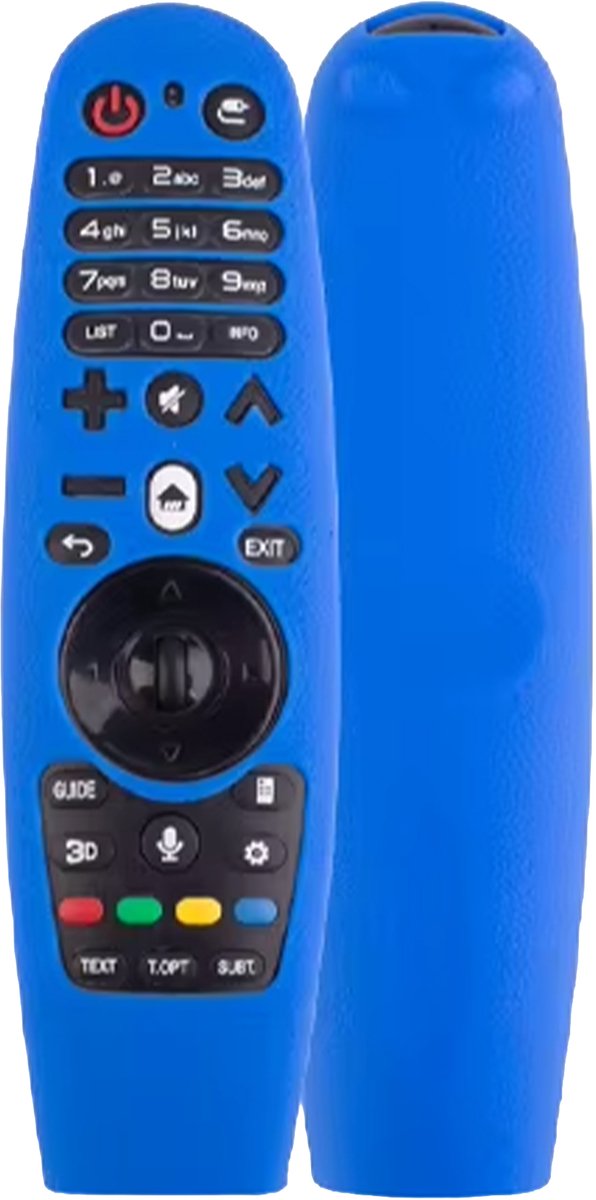 Ibley Beschermhoes voor LG AKB75855501 afstandsbediening – Blauw – Siliconen Remote Case