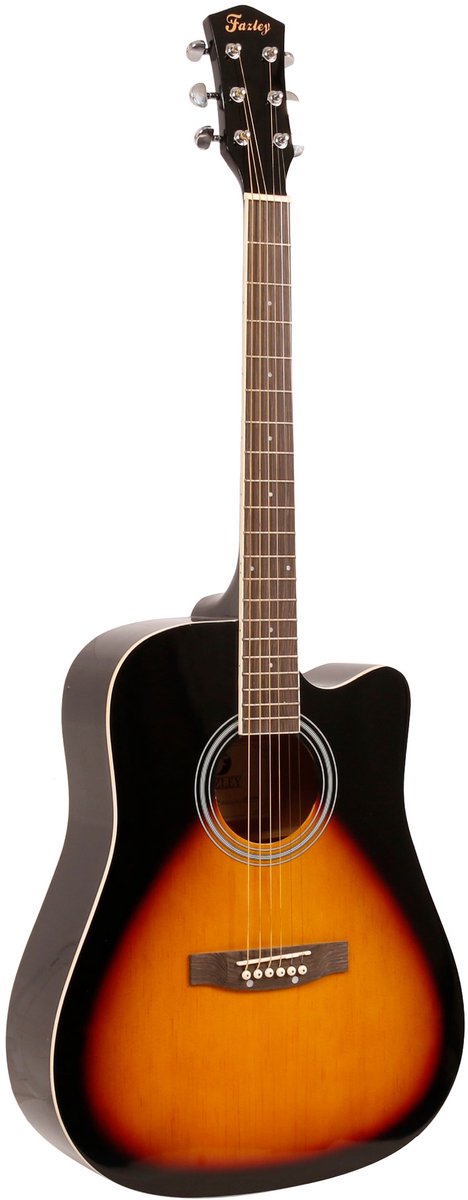 Fazley W40-SB akoestische western gitaar sunburst