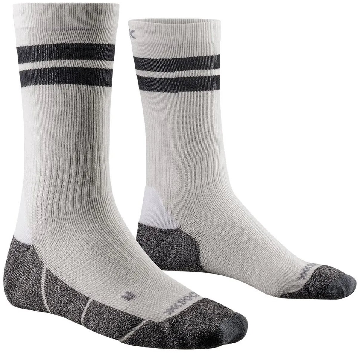 X-Socks Core Natural Graphics Crew Sokken Arctic /Parelgrijs 45-47 Wit