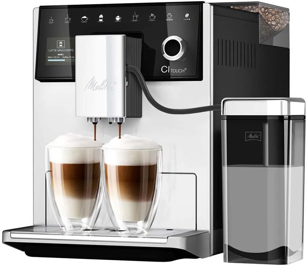 Melitta CI Touch Volautomatische Espressomachine Zilver - afbeelding 3