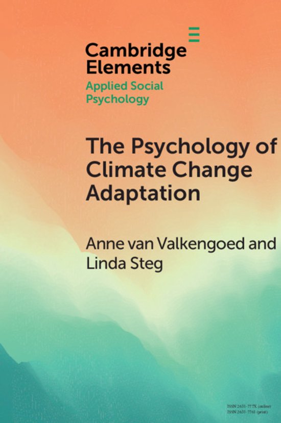 Elements in Applied Social Psychology-The Psychology of Climate Change Adaptation