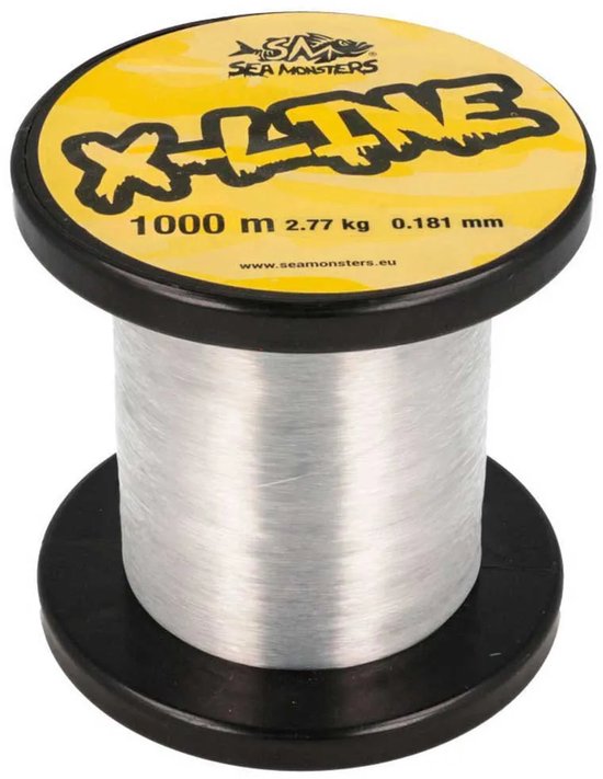 Sea Monsters X-line 1000 M Monofilament Zilver 0.148 mm van Sea Monsters — afbeelding 2