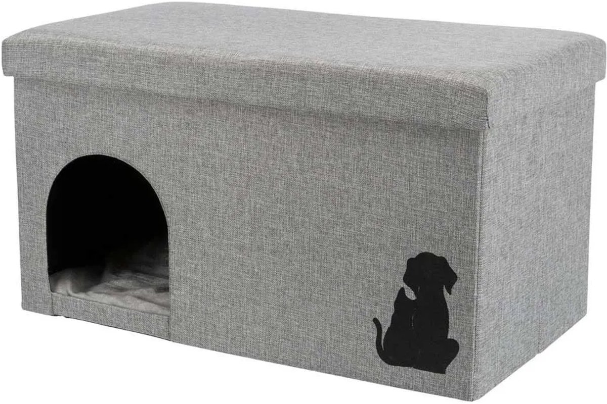 Trixie kattenhuis Kimy Lichtgrijs 72 x 40 x 40 cm