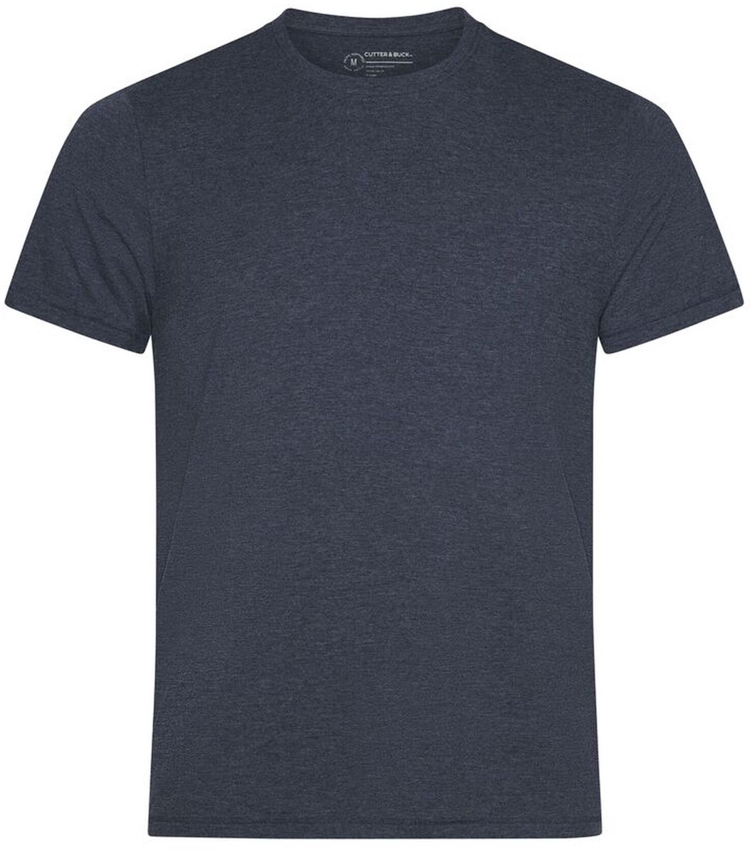 Cutter & Buck Manzanita Roundneck Heren 353408 - Navy Melange - XL
