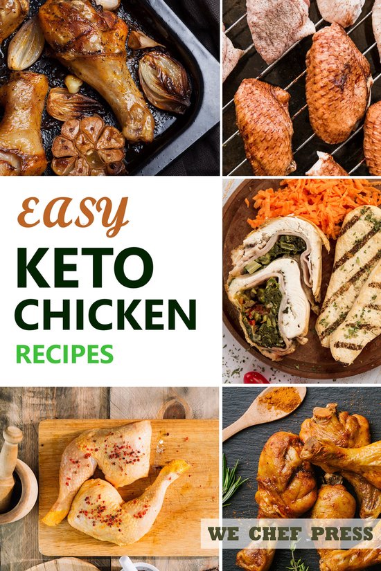 Easy Keto Chicken Recipes - cover