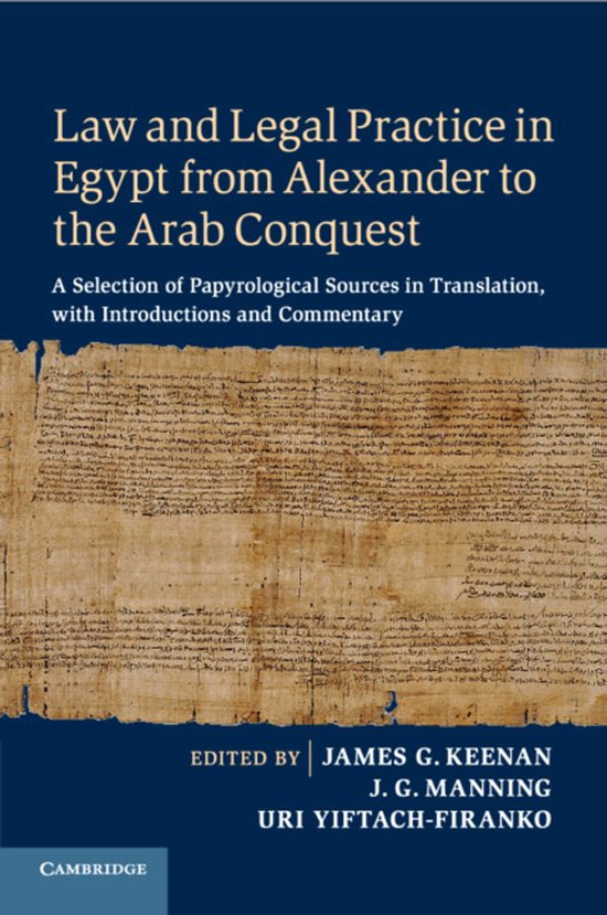Law and Legal Practice in Egypt from Alexander to the Arab C ... - cover