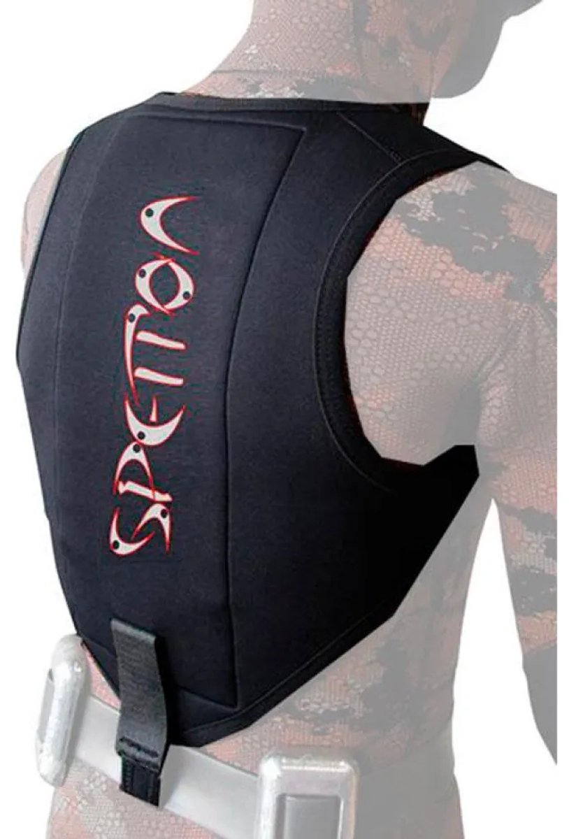 Spetton Rock Holle Loodvest Voor Freediving Zwart M