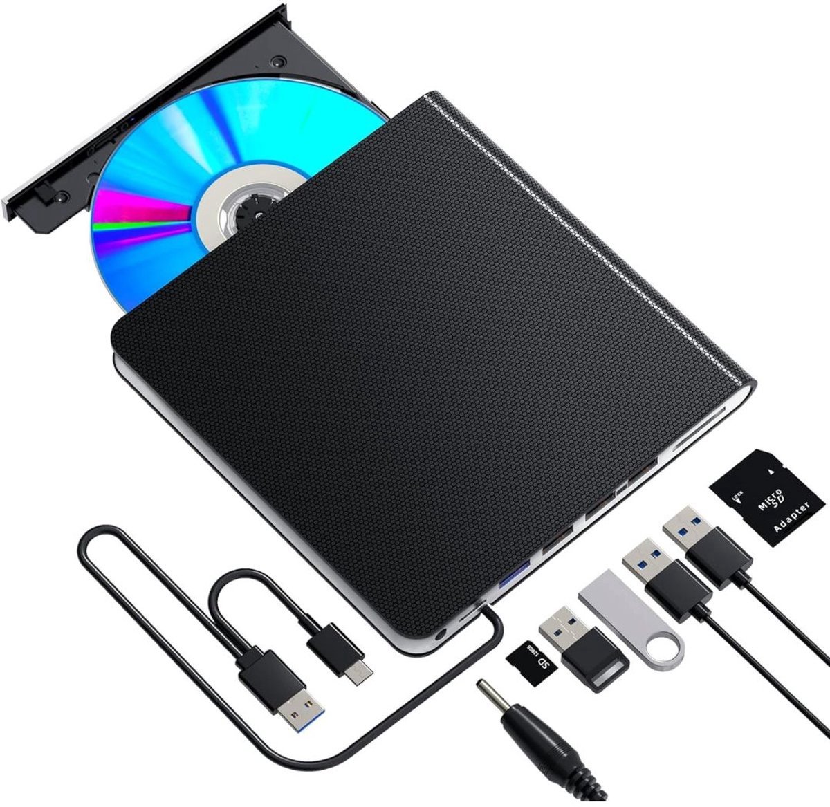 Thuys – DVD Speler – Met HDMI – Blu Ray Spelers – Externe DVVD Speler – Zwart