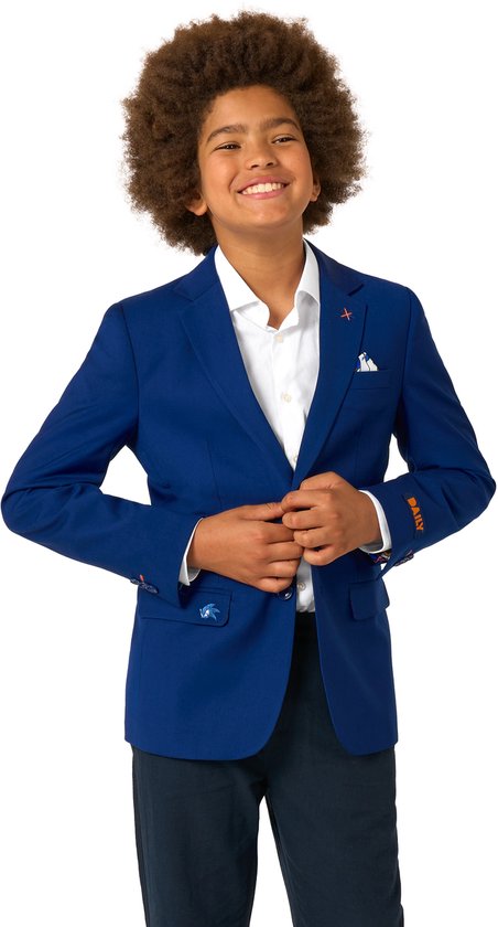 NAME IT KIDS tapered fit broek NKMRIRAMEL zwart